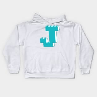 THE LETTER J by Customize My Minifig Kids Hoodie
